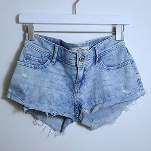 Hollister Low-Rise Denim Short-Shorts